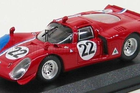 BEST-MODEL 1/43 ALFA ROMEO | 33.2 N 22 PARIGI 1968 PILETTE - SLOTEMAKER | RED