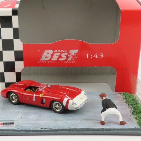 BEST-MODEL 1/43 FERRARI | 860 MONZA N 1 NURBURGRING 1965 JUAN MANUEL FANGIO | RED WHITE