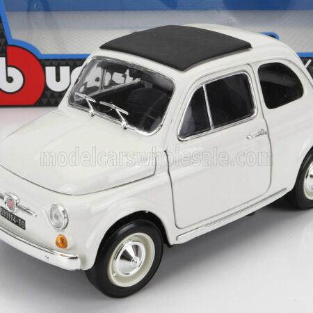 BURAGO 1/16 FIAT | 500F CLOSED ROOF 1965 | WHITE