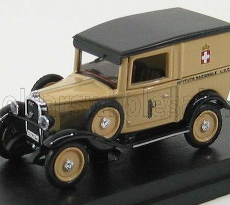 RIO-MODELS 1/43 FIAT | BALILLA - FILM LUCE 1938 | BEIGE BLACK