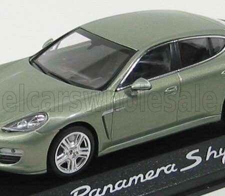 MINICHAMPS 1/43 PORSCHE | PANAMERA S HYBRID 2010 | VERY LIGHT GREEN MET