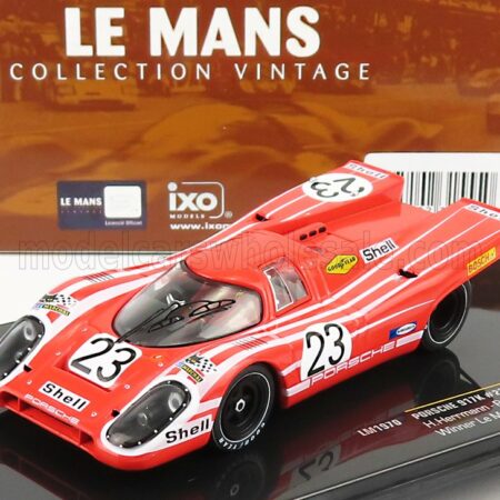 IXO-MODELS 1/43 PORSCHE | 917K TEAM SALZBURG N 23 WINNER 24h LE MANS 1970 H.HERRMANN - R.ATTWOOD | RED WHITE