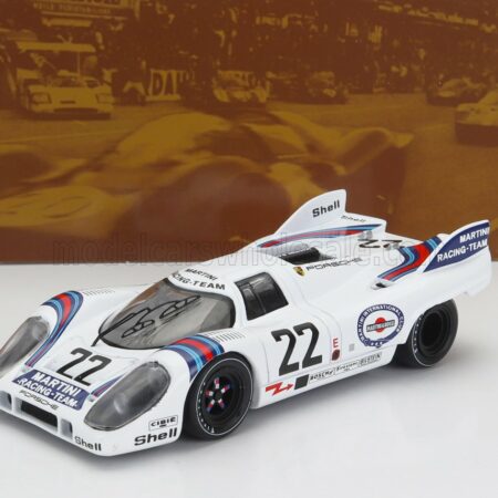 IXO-MODELS 1/43 PORSCHE | 917K 4.9L TEAM MARTINI RACING N 22 WINNER 24h LE MANS 1971 HELMUT MARKO - GIJS VAN LENNEP | WHITE