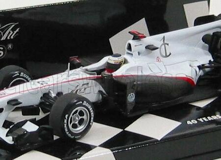 MINICHAMPS 1/43 SAUBER | F1  C29 N 22 - 40th ANNIVERSARY SAUBER - GP GERMAN 2010 P.DE LA ROSA | WHITE GREY MET