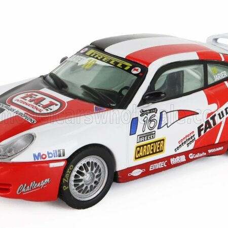 EDICOLA 1/43 PORSCHE | 911 996 GT3 TEAM CHEREAU N 16 PIRELLI SUPERCUP 1999 JEAN PIERRE JARIER | WHITE RED