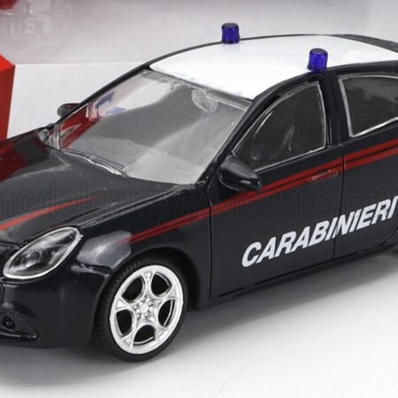 MONDOMOTORS 1/43 ALFA ROMEO | GIULIETTA CARABINIERI 2012 | DARK BLUE WHITE