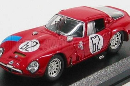 BEST-MODEL 1/43 ALFA ROMEO | TZ2 N 62 SEBRING 1966 BIANCHI - CONSTEN | RED