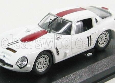 BEST-MODEL 1/43 ALFA ROMEO | TZ2 N 11 WARWICK FARM 1968 M.BRUNNINGHAUSEN | WHITE RED