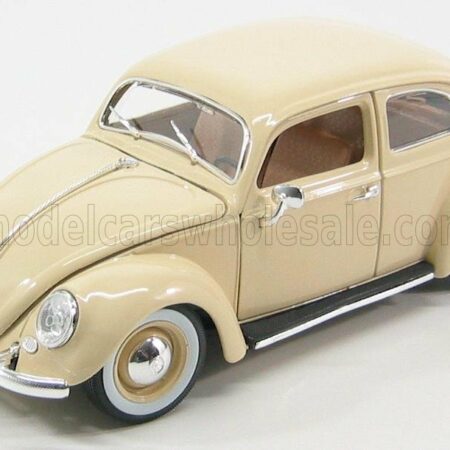 BURAGO 1/18 VOLKSWAGEN | KAFER BEETLE 1955 | IVORY