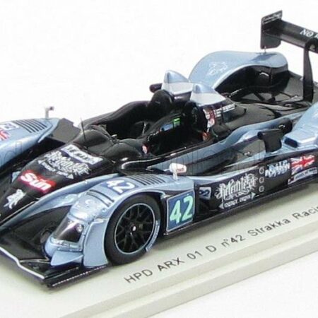 SPARK-MODEL 1/43 HPD | ARX 01 D STRAKKA RACING N 42 24h LE MANS 2011 N.LEVENTIS - D.WATTS - J.KANE | BLACK LIGHT BLUE MET