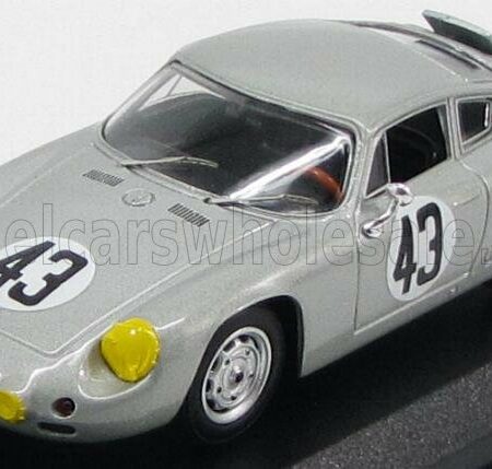 BEST-MODEL 1/43 PORSCHE | 1600GS ABARTH N 43 SEBRING 1963 E.BARTH | SILVER