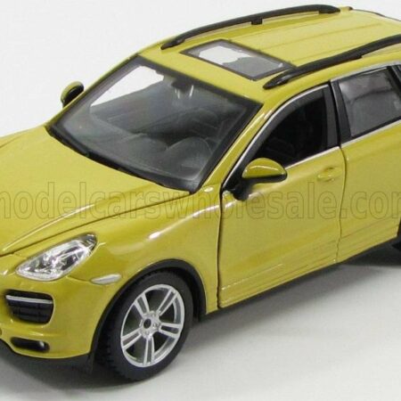 BURAGO 1/24 PORSCHE | CAYENNE TURBO 2010 | YELLOW