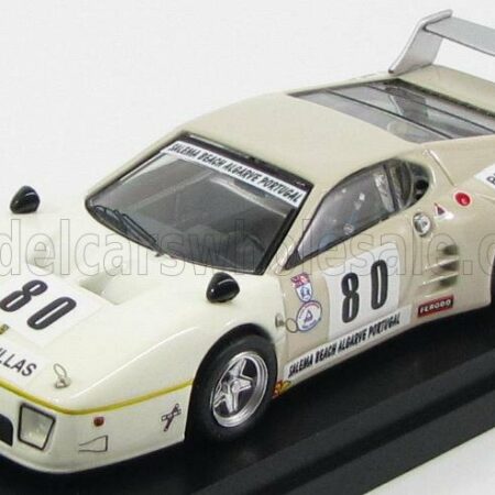 BEST-MODEL 1/43 FERRARI | 512BB N 80 SILVERSTONE 1982 PHILLIPS - EARLE - JONES | CREAM