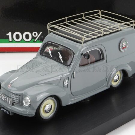 BRUMM 1/43 FIAT | 500C VAN POSTE ITALIANE SERVIZIO POSTALE VARESE 1950 | GREY