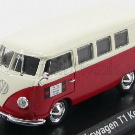 NOREV 1/43 VOLKSWAGEN | T1 MINIBUS AUTOVERHUUR ROTTERDAM 1958 | RED WHITE