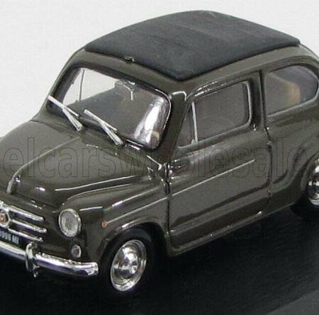 BRUMM 1/43 FIAT | 600D TRASFORMABILE CHIUSA 1960 | BEIGE 538