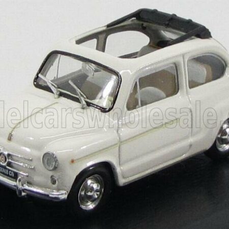 BRUMM 1/43 FIAT | 600D TRASFORMABILE APERTA 1960 | BIANCO 207