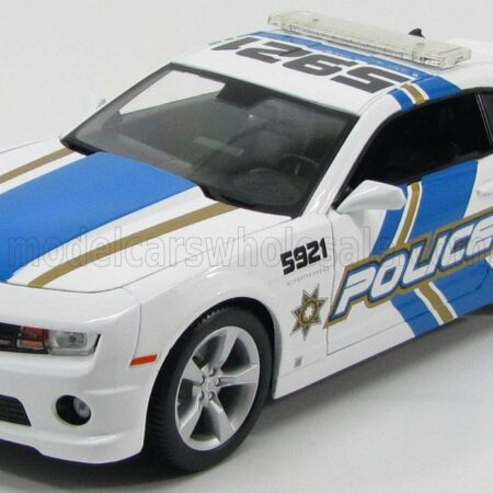 MAISTO 1/18 CHEVROLET | CAMARO SS RS POLICE FIRE MEDICAL 2010 | WHITE BLUE