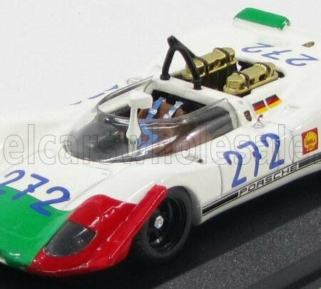 BEST-MODEL 1/43 PORSCHE | 908/2 N 272 TARGA FLORIO 1969 KAUHSEN - VAN WENDT | WHITE RED GREEN