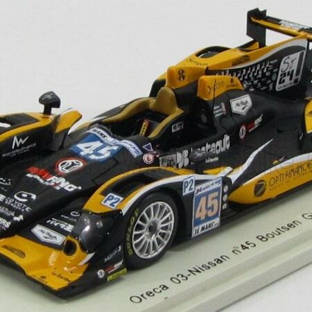 SPARK-MODEL 1/43 ORECA | 03 TEAM BOUTSEN GINION RACING N 45 24th 24h LE MANS 2012 B.BRIERE - S.NAKANO - J.PETERSEN | YELLOW BLACK