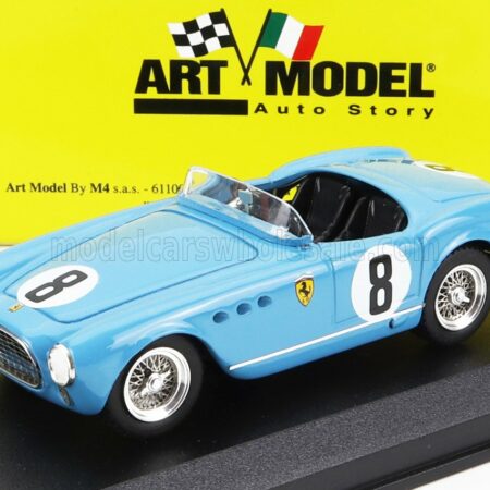 ART-MODEL 1/43 FERRARI | 225 SPIDER N 8 SEBRING 1953 P.HILL - B.SPEAR | LIGHT BLUE