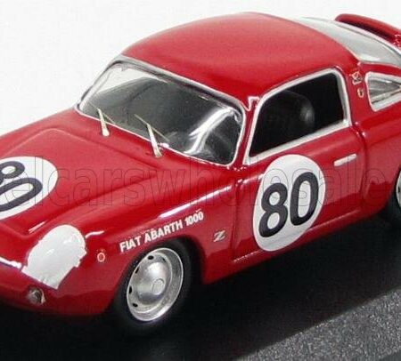 BEST-MODEL 1/43 FIAT | ABARTH 1000 COUPE ZAGATO N 80 WINNER SEBRING 1961 GLERTZ - LIESS | RED