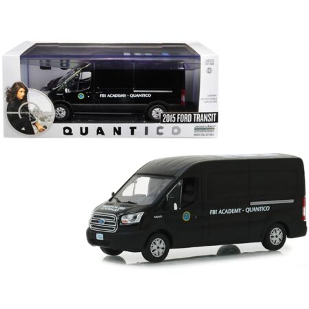 GREENLIGHT 1:43 - DODGE - RAM 2500 PROMASTER VAN CARGO FBI ACADEMY QUANTICO 2018