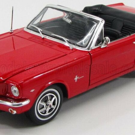 WELLY 1/18 FORD USA | MUSTANG CABRIOLET 1964 | RED