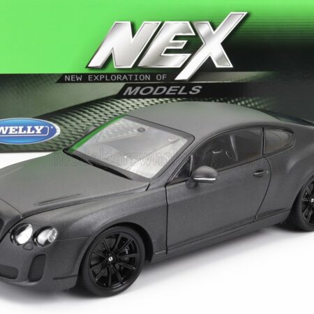 WELLY 1/18 BENTLEY | CONTINENTAL SUPERSPORTS 2009 | MATT GREY MET