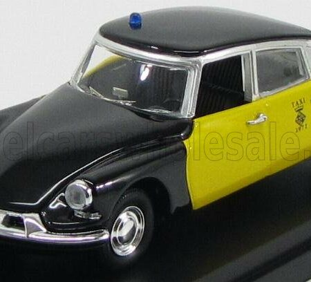 RIO-MODELS 1/43 CITROEN | DS19 TAXI BARCELLONA 1969 | BLACK YELLOW