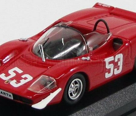 BEST-MODEL 1/43 FIAT | ABARTH 2000 N 53 WINNER IMOLA 1969 ORTNER - V.LENNEP | RED