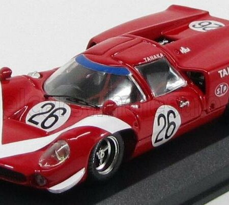 BEST-MODEL 1/43 LOLA | T70 COUPE N 26 GP GIAPPONE 1968 K.TANAKA | RED WHITE