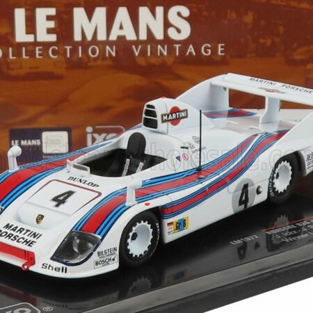 IXO-MODELS 1/43 PORSCHE | 936/77 TEAM MARTINI RACING PORSCHE SYSTEM N 4 WINNER 24h LE MANS 1977 J.ICKX - H.HYWOOD - J.BARTH | WHITE RED BLUE