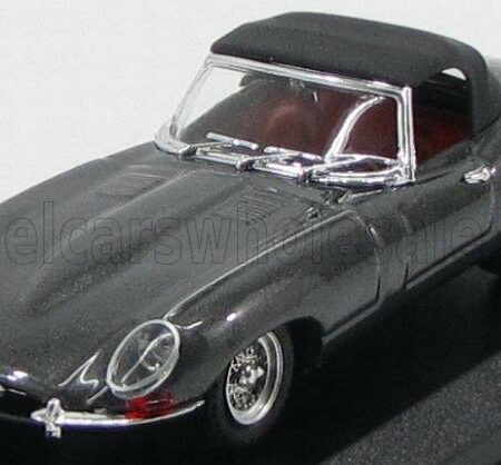 BEST-MODEL 1/43 JAGUAR | E-TYPE SPIDER CLOSED 1962 | OPALESCENT GUN METAL GREY