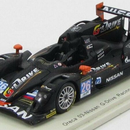 SPARK-MODEL 1/43 ORECA | 03-NISSAN TEAM G-DRIVE RACING N 26 9th 24h LE MANS 2013 M.CONWAY - J.MARTIN - R.RUSINOV | MATT BLACK