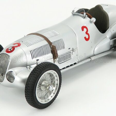 CMC 1/18 MERCEDES BENZ | F1  W125 N 3 GP DONINGTON 1937 M.VON BRAUCHITSCH | SILVER