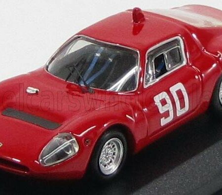 BEST-MODEL 1/43 ABARTH | OT1300 MUGELLO N 90 MUGELLO 1967 NESTI - HEZEMANS - FURTMAYR | RED