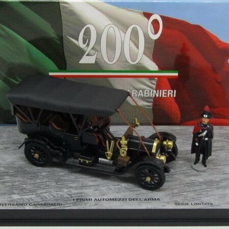 RIO-MODELS 1/43 FIAT | 60CV 200th ANNIVERSARY CARABINIERI WITH 2 FIGURES 1905 | BLACK