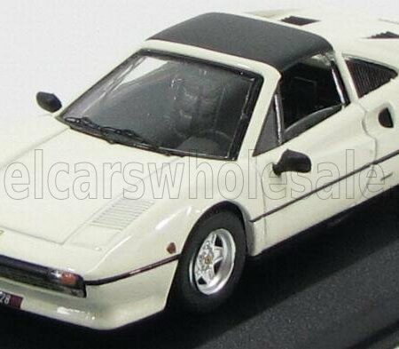 BEST-MODEL 1/43 FERRARI | 308 GTS BLACK ROOF 1978 | WHITE