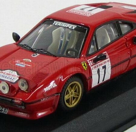 BEST-MODEL 1/43 FERRARI | 308 GTB N 17 TOUR DE FRANCE 1953 BOUTELOUP - PANIC | RED