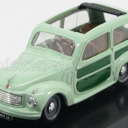 BRUMM 1/43 FIAT | 500C BELVEDERE OPEN 1951 | 2 TONE GREEN