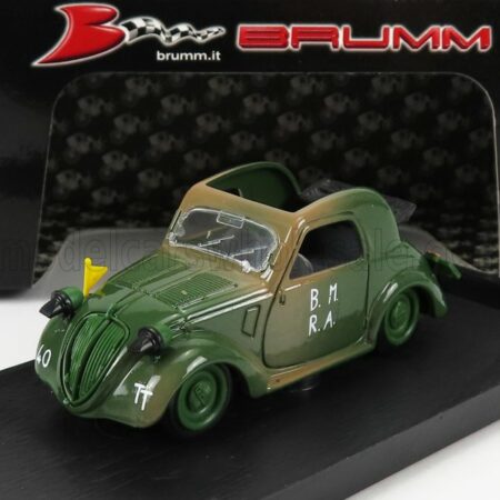 BRUMM 1/43 SIMCA | 5 MILITARE D-DAY APERTA - OPEN 1944 | MILITARY GREEN