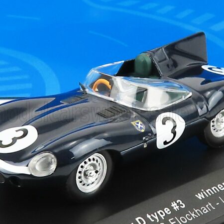 IXO-MODELS 1/43 JAGUAR | D-TYPE TEAM ECURIE ECOSSE N 3 WINNER 24h LE MANS 1957 R.FLOCKHART - I.BUEB | BLUE MET