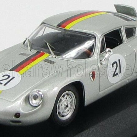 BEST-MODEL 1/43 PORSCHE | ABARTH N 21 1000km PARIGI 1962 LINGUE - KOCH | SILVER