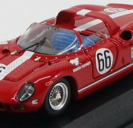 ART-MODEL 1/43 FERRARI | 365P SPIDER N 66 1000km MONZA 1965 MULLER - SPYCHIGER | RED