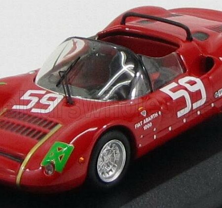 BEST-MODEL 1/43 FIAT | ABARTH SP 1000/1300 N 59 1000km MONZA 1968 GRANA - PASOTTO | RED