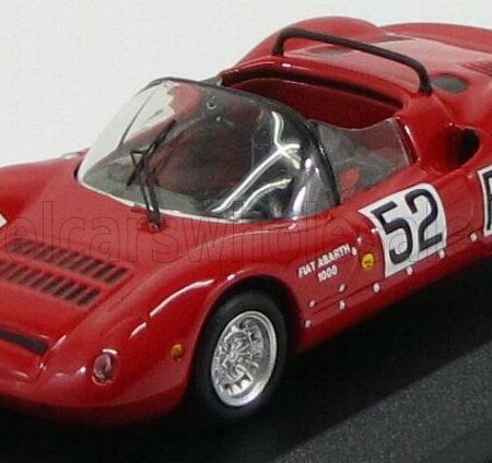 BEST-MODEL 1/43 FIAT | ABARTH SP 1000 N 52 1000km NURBURGRING 1967 WALTON - DELMAR - MORGAN | RED