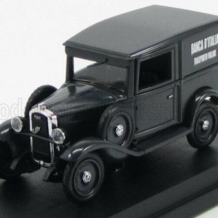 RIO-MODELS 1/43 FIAT  | BALILLA VAN 1936 - TRASPORTO VALORI BANCA D'ITALIA | BLACK