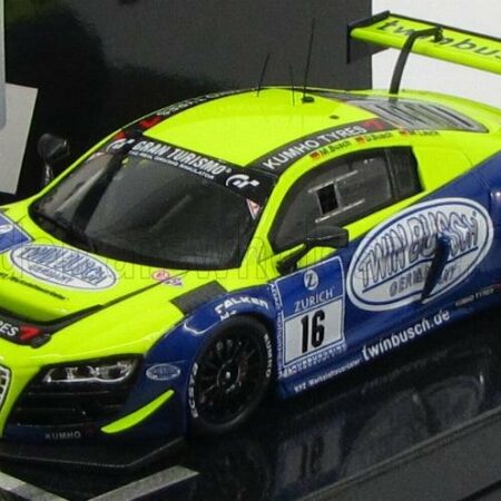 MINICHAMPS 1/43 AUDI | R8 LMS ULTRA N 16 24h ADAC NURBURGRING 2013 BUSCH - BUSCH | YELLOW BLUE