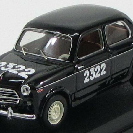 RIO-MODELS 1/43 FIAT | 1100/103 N 2322 MILLE MIGLIA 1955 TAGLIANI - DE ANGELIS | BLACK